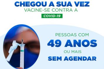 Chegou sua vez de vacinar