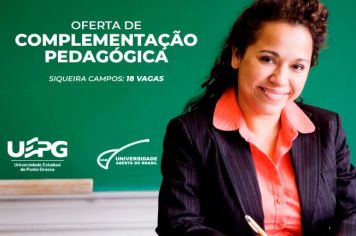 Oferta de Complementação Pedagógica abrange dez polos de apoio presencial da EaD