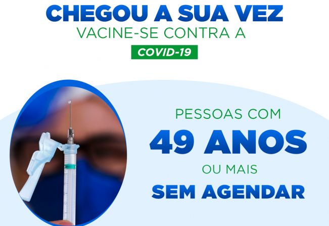 Chegou sua vez de vacinar