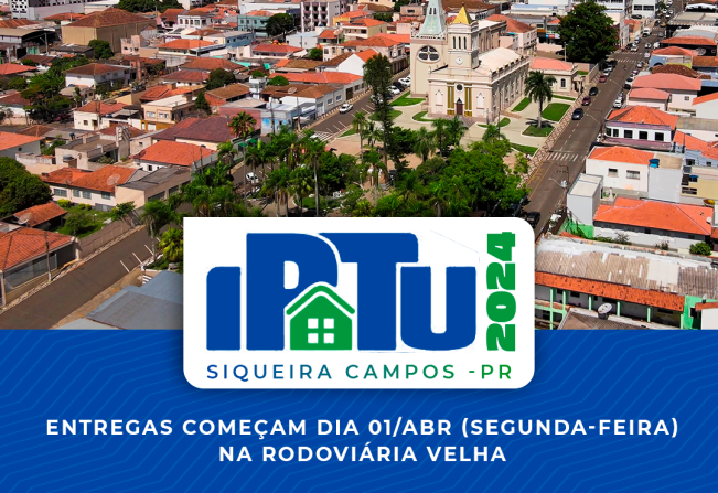 IPTU 2024 em Siqueira Campos