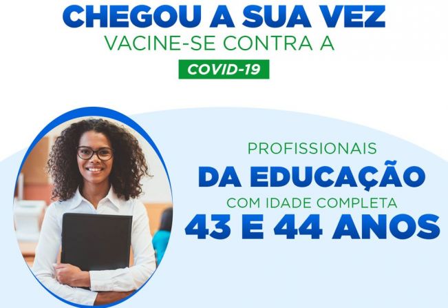 Chegou sua vez de vacinar