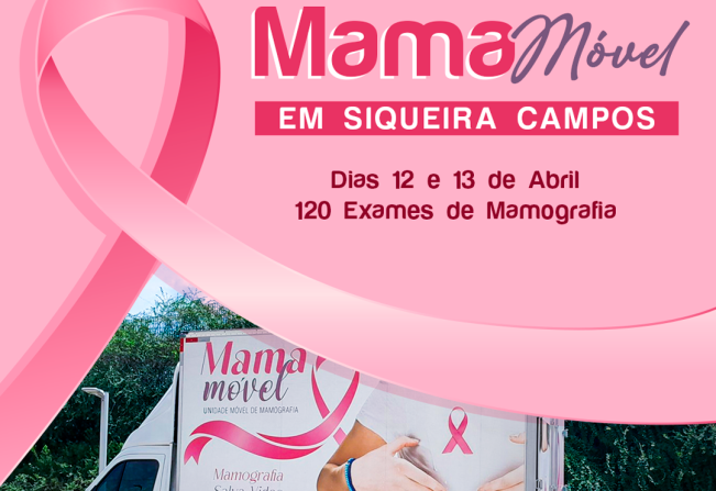 Mama Móvel estará em Siqueira Campos