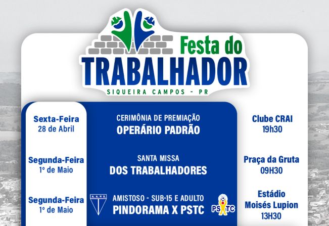 Festa do Dia do Trabalhador 2023