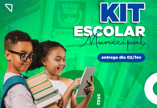 Entrega do Kit Escolar 2022 começa dia 02