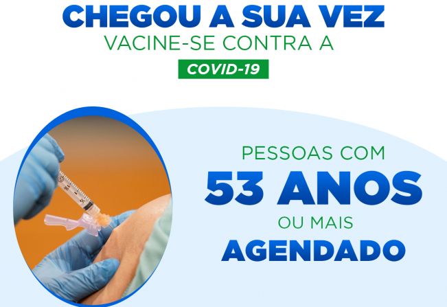 Chegou sua vez de vacinar