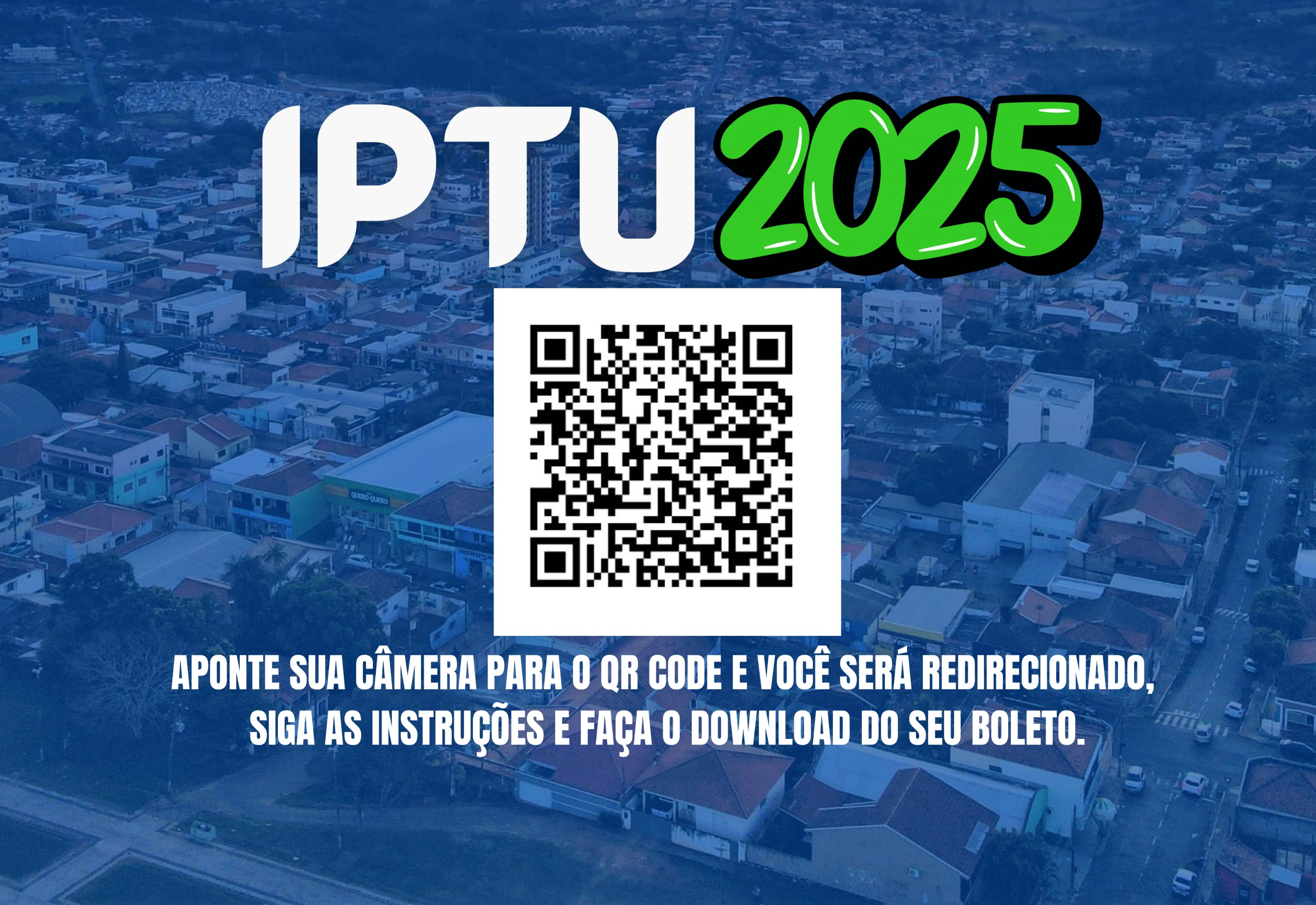 PAGUE SEU IPTU VIA BOLETO