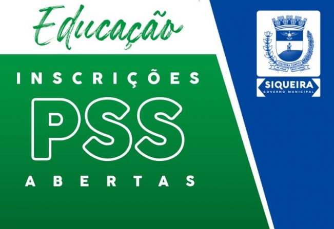 Inscrições Abertas PSS 04/2021